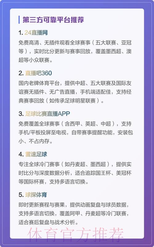 世界杯直播官方推荐平台